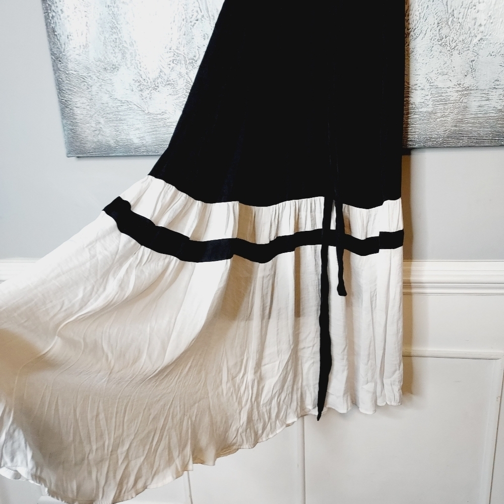 SIMPLY Vera Wang tiered flowy midi dress Sz-XL - Picture 9 of 12